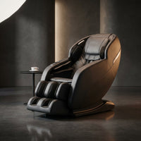 4D Massage Chair Full Body, Zero Gravity Massage Chair with Heat and Foot Massage with Airbags, Kneading, Bluetooth, LCD Touch Control - Black — Studio Shot