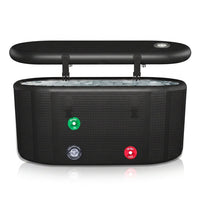 XXL Cold Plunge Tub for Athletes, Compatible with Water Chillers, 195 Gallon Inflatable Cold Plunge with Insulated Lid, Portable Ice Plunge Bathtub for Adult, Ice Tub Outdoor for Cold Water Therapy(C) — Studio Shot