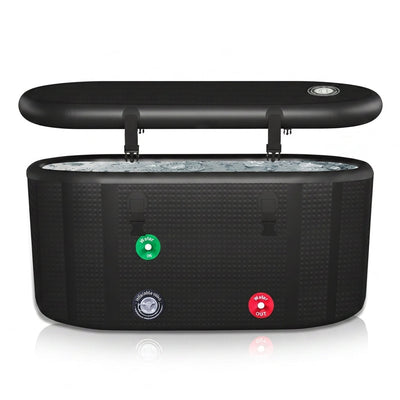 Cold Plunge Tub Designed for Athletes, 195 Gallon Capacity, Insulated Lid, Water Chiller Compatible